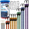 GOEASY0312 Premium Bungee Cords Heavy Duty - 17 Piece Bungee