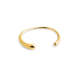SINGULARU - Gota Bracelet - Bracelet in Rigid Steel or 18 Carat Gold-Plated Steel - Women's Jewellery, Yellow Gold, No Gemstone