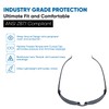 amoolo Tinted Safety Glasses Bulk of 24, Protective Safety Sunglasses,