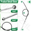 30588 Front Tine Tiller Cable Compatible with Earthquake 20908 and