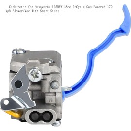 Drblawi Compatible with 125B Carburetor for Husqvarna 125B 125BX 125BVX Handheld Leaf Blower Engine Replace for 590460102 545081811 Zama C1Q-W37 with 545112101 Air Filter Fuel Line Kit
