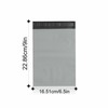 MA NASIR Parcel Bags Grey Postage Water Resistant Self Seal