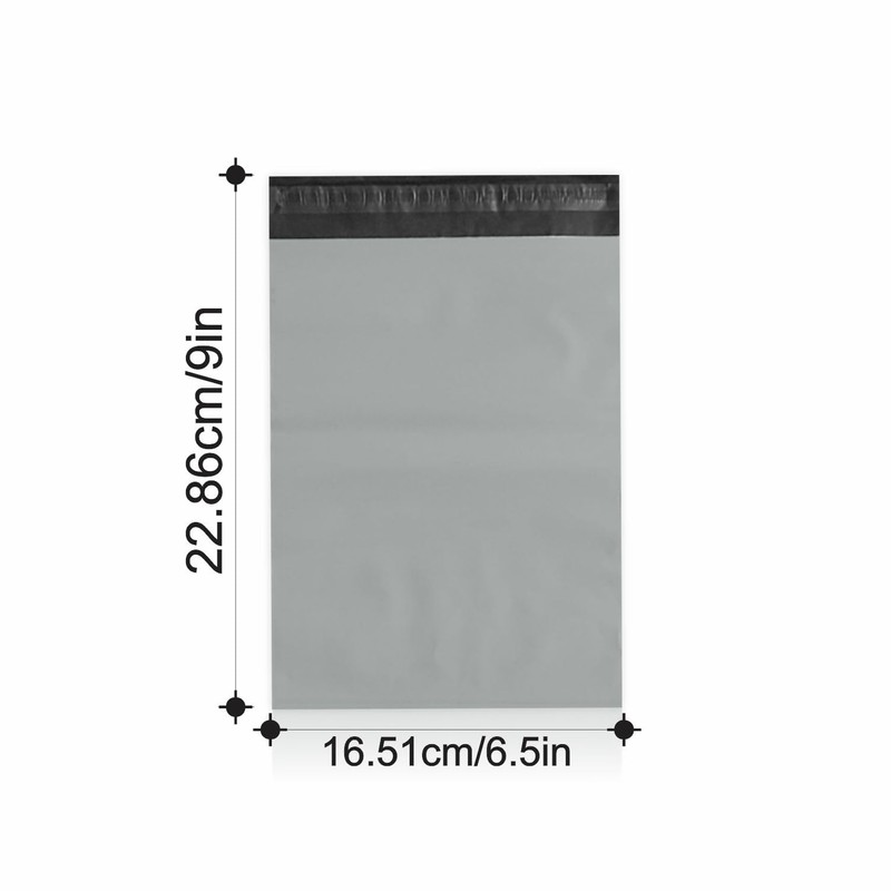 MA NASIR Parcel Bags Grey Postage Water Resistant Self Seal