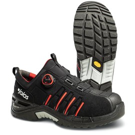 Jalas 9965 Exalter Safety Shoe, EU Size 39 Black,red