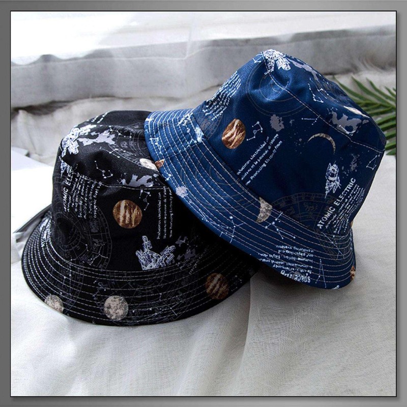 Buzz Selection CAQ104 Bucket Hat, Hat, Universe Night Sky Design,