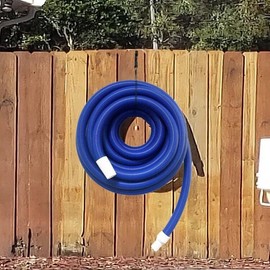 Heavy Duty Swimming Pool Vacuum Hose Hanger, Wall-Mounted Metal Hose Bracket, Pool Hose Organizer Holder, Support for Garden Hose Storage Hanger - Hold Up to 60 Feet (Hold 50 lbs),No Hose