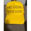 Trump MAGA Gold Embroidered Cap Adjustable 45-47 Make America Great