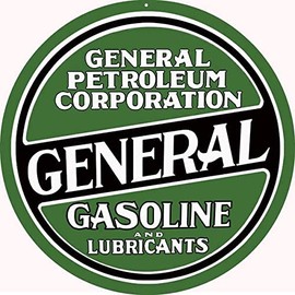 ArtFuzz General Petroleum Sign 14 Round