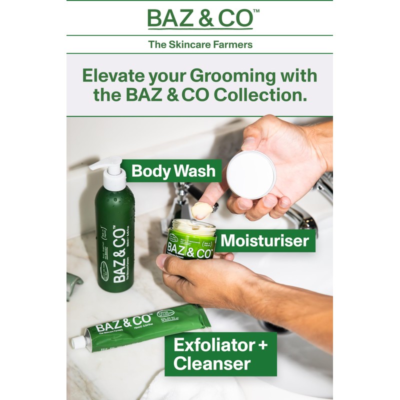 BAZ & CO Skin Food Moisturiser Face Cream for Men