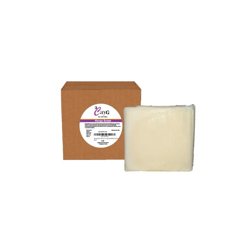 Mango Butter 5LB Bulk Wholesale Great for Whipped Body Butter,