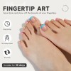 150 Unidades Press On Francés Pedicura Uñas Postizas Para Pi