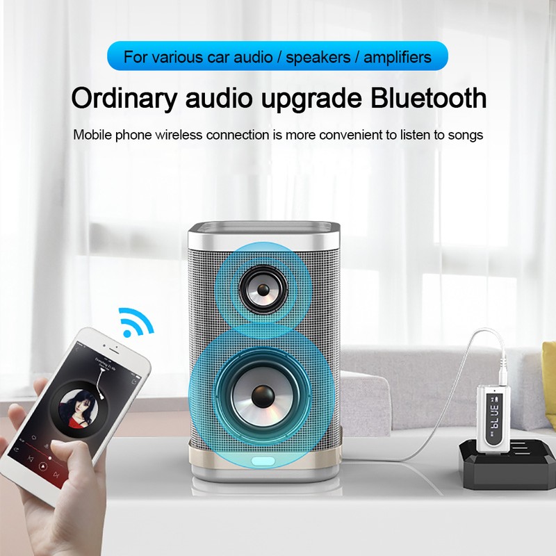 Car USB FM Receiver and Transmitter Aux Radio Bluetooth 5.0