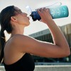 JAPORIA Borraccia 1.5L con Cannuccia, Marcatori Temporali, Senza BPA, a