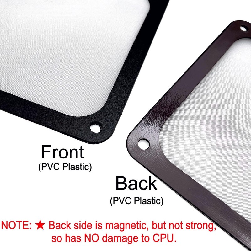JZK 2pcs 120mm x 120mm Air Vent Grille Dust Filter