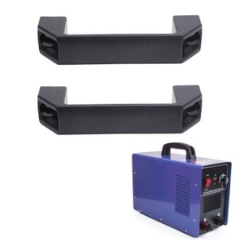 2 Piece U Shape Handle Black Industrial Style Cabinet Door Handles Industrial Equipment Handle for Distribution Box Control Cabinet Control Cabinet Cabinet 8.5mm Diameter Mounting Hole (120mm)