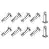 M METERXITY 10-Pack Single Hole Clevis Pins, M3 x 10mm