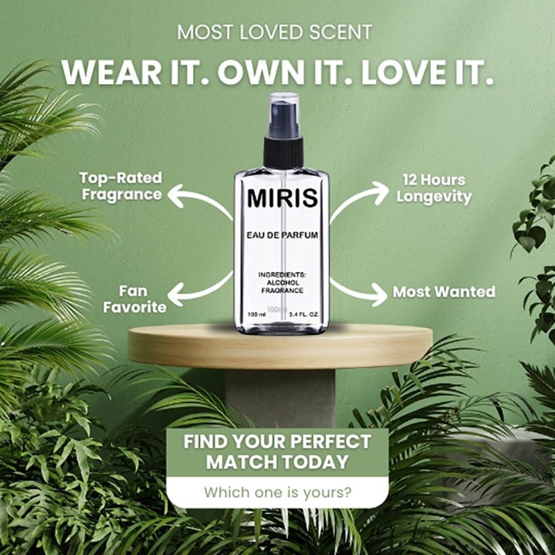 MIRIS No. 66621, Inspired by Clementine California, Long-Lasting Unisex Eau