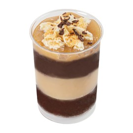 Restaurantware-Mini Serve 4.7 Ounce Plastic Dessert Cups, 100 Disposable Round Serving Cups - Lids Sold Separately, Stackable, Clear Plastic Parfait Cups, Durable, For Ice Cream, Gelato, And Sorbet