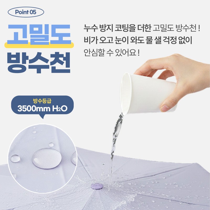 리아무아 3단 자동 초경량 우양산 Riamua 3-Stage Automatic Ultra-Light UV