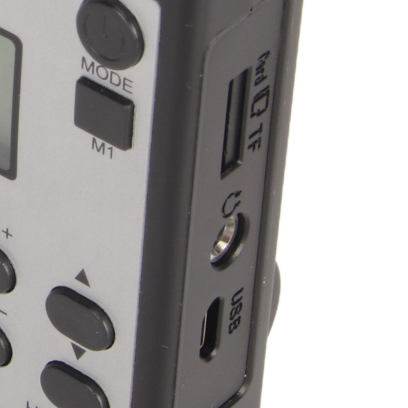 Digital Radio Bluetooth MP3 Player Rechargeable Supports Memory Card DSP