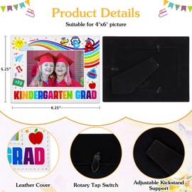 WhatSign Kindergarten Graduation Picture Frame 2023 Kindergarten Preschool Pre K Graduation Photo Frame Congratulations Kindergarten Graduation Frame Decorations Gifts for Kids Boys Girls Daughter Son