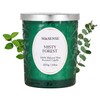 M&SENSE Misty Forest Eucalyptus Pine Scented Candles, Wooden Wick Natural