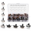 110PCS SPDT Mini Slide Switch Kit Micro Switch 9Values readboard