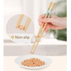 LOROTOCO 20Pairs Bamboo Chopstick Reusable Wooden Chop Sticks Washable Chinese