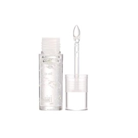 XIXI BOX リップグロス ウォータープルーブ保湿効果 ティントリップ つやぷる発色 携帯用ミラー付 ピンク コーラル クリア 6色セット #2クリア