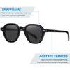 Joopin Acetate Polarized Sunglasses for Women Men Retro Round Square