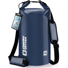 Bolsa seca impermeable, 5L/10L/20L/30L/40L Mochila de almacenamiento ligera con funda para teléfono para mujeres y hombres, saco impermeable flotante para viajes, natación, kayak, tabla de remo