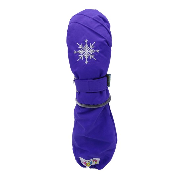 L-Bow Kids Snowflake Cold Weather Waterproof Elbow Length Mittens Small