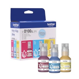 Brother Kit Botellas Tinta de Color InkBenefit Tank BTD100CL3PK