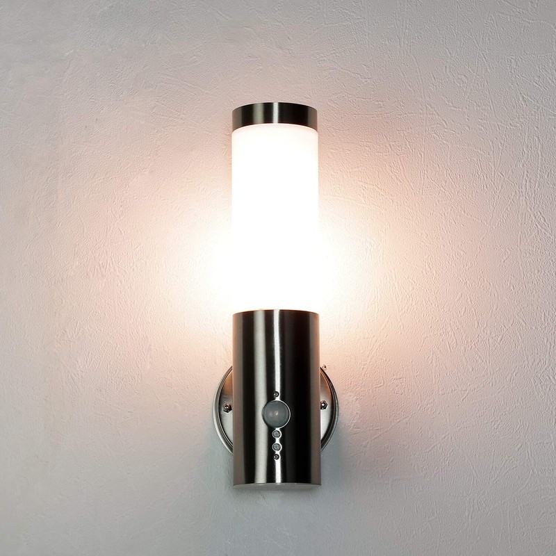 Light Experiences K/CX/446/65 Outdoor Light Terrace Garden Stainless Steel Plastic