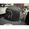 Flat Bill 3 Headed Elephant Hat Black Trucker Snap -