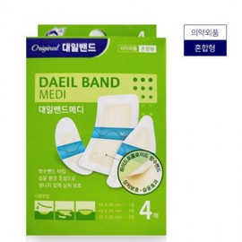 Mixed Band Colloid Hydro Medi 4-piece Wet Band Waterproof Medi Mixed type 4 pieces 10ea