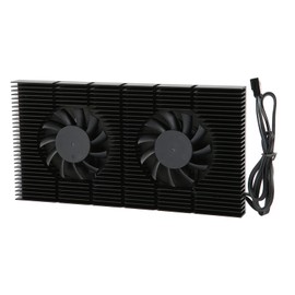 GPU Backplate Radiator, Aluminum Alloy Fast Heat Sink, GPU Cooler for RTX3090 3080 3070, with 4 Pin Backplane