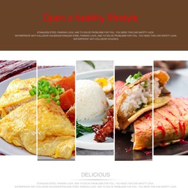 JDIEOQA Cooking Rice Mold, Omurice Mould Tamagoyaki Molds Stainless Steel Kitchen Gadgets Round Dish Mold with Push Board Restaurant for Creative Rice Shaping