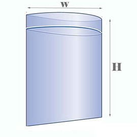 Clear & Silver Aluminium Foil Reusable Zip Bag Food Save Flat Metallic Food Save (25, 9x16cm (3.5x6.25"))