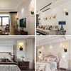 wkeessee Bedside Wall Mount Light with Dimmer Switch and Two