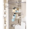 HapiRm Shower Caddy Over Door- Hanging Shower Organizer with 14