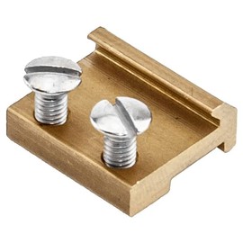 ML-Train Rail Connector for Screwing Made of Brass 15 mm - Track & Garden Rail Track G Accessories (Pack of 10)