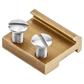 ML-Train Rail Connector for Screwing Made of Brass 15 mm - Track & Garden Rail Track G Accessories (Pack of 10)