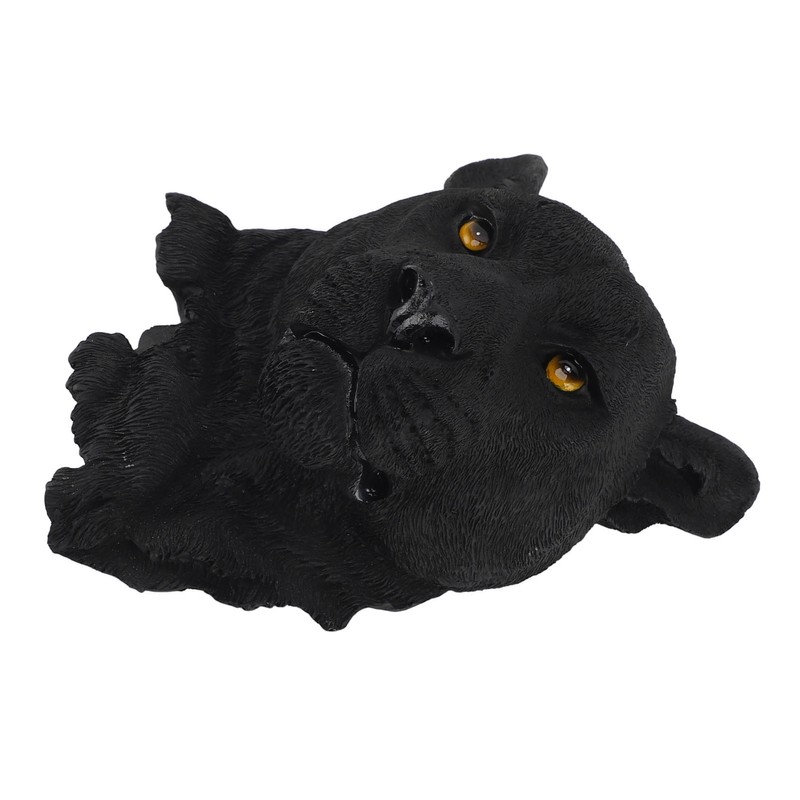 3D Simulation Animal Head Statues Wall Decor Resin Unique Exquisite