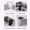 Crozgan 4Pcs 120mm-150mm Adjustable Kitchen Cabinet Legs