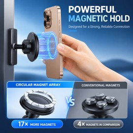 Magnetic Phone Holder for Golf Carts – 360° Rotating Adjustable Stand for Gym, Boat and Everyday Hands-Free Viewing