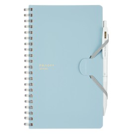 Kokuyo - SP147S5-B Penott B6 Notebook, Soft Ring Notebook, Variation, 0.2 inch (5 mm) Square, Blue,