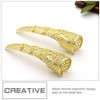 KOMBIUDA 2pcs Nail Set Halloween Cosplay Accessories Nail Ring Tip