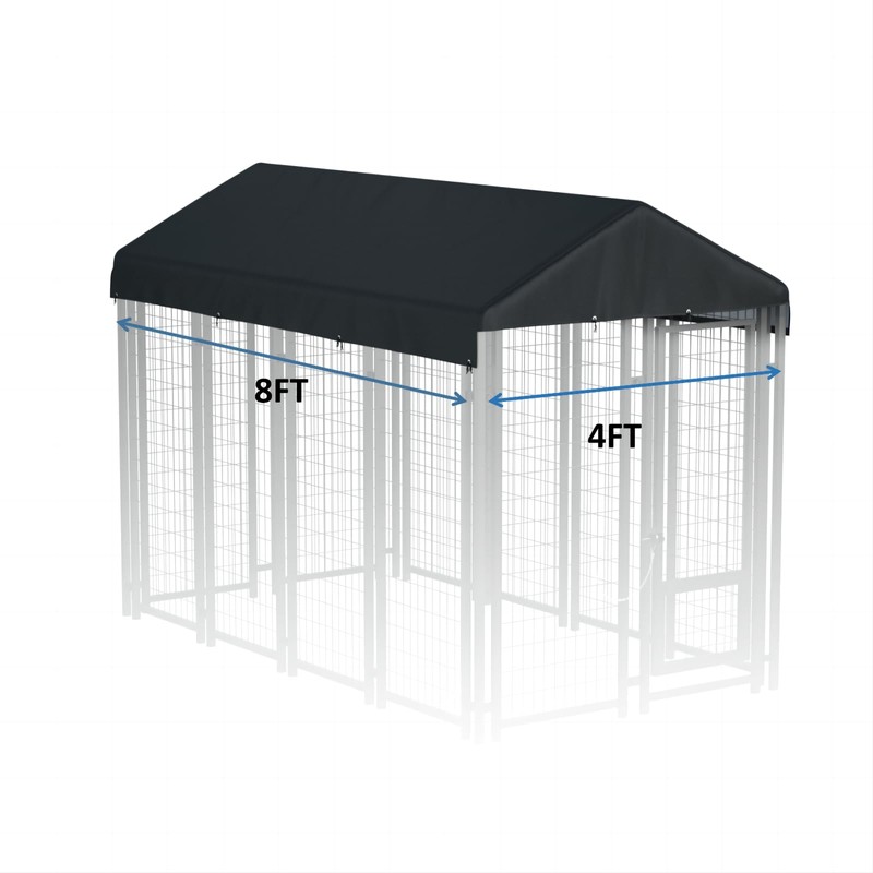8' x 4' Replaceable Dog Kennel Cover 420D Heavy Duty