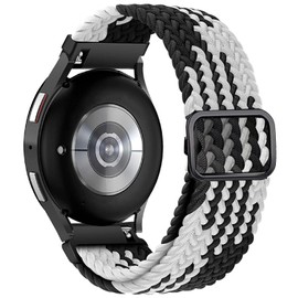 Issinlky nylon band for Galaxy Watch 7/FE/6/5/4 40mm 44mm, 20mm braided band for Galaxy Watch 6 Classic/Galaxy Watch 4 Classic/Watch 5 Pro/Watch 3 41mm/Active 2/Active 40MM/Galaxy Watch 42mm